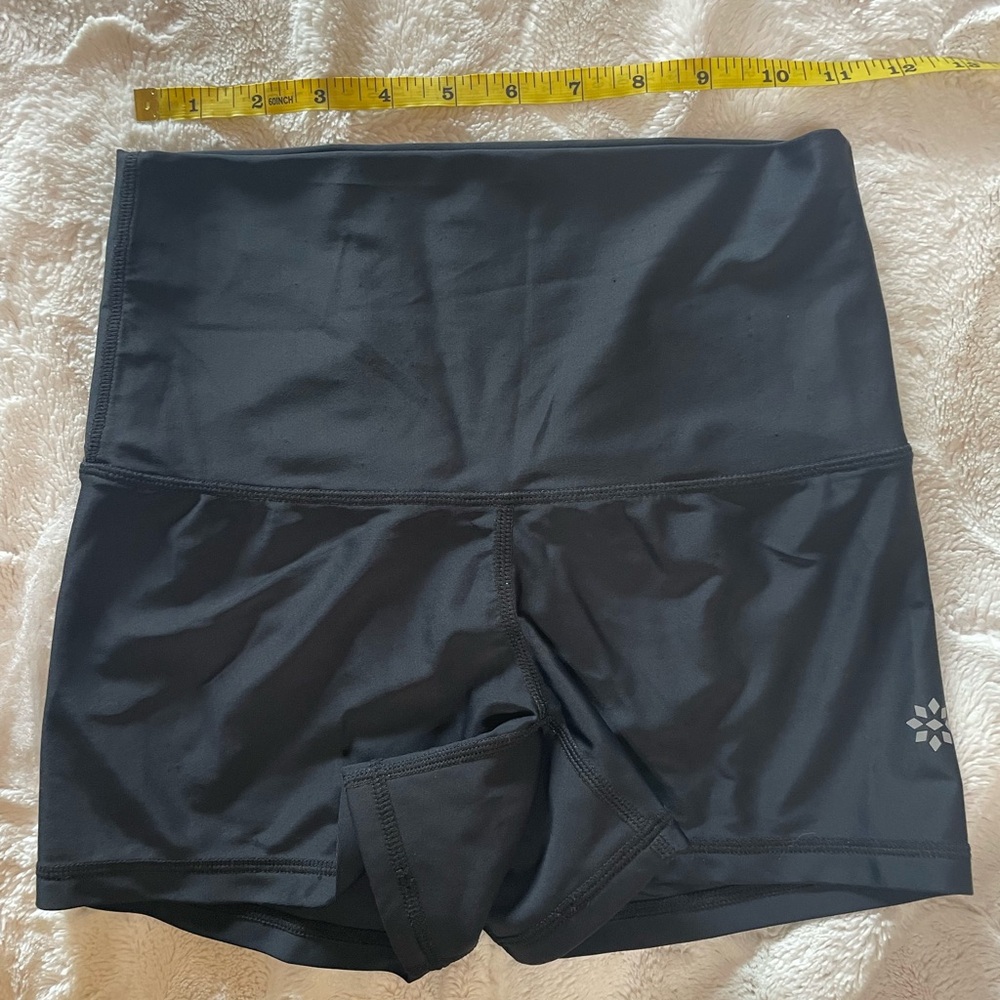Black High-Waisted Athletic Shorts